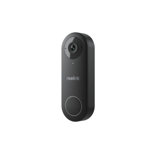 Cargue la imagen en el visor de la galería, Reolink smart 2k+ bedrade poe videodeurbel met gong (zwart)
