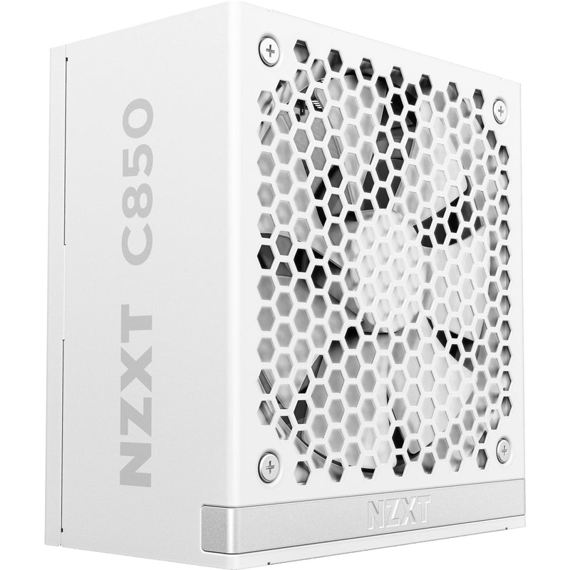 Chargez l'image dans la visionneuse de la galerie, Nzxt c850 gold atx 3.1 modulaire 850 watt voeding (wit, 1x 12v-2x6, 3x pcie)
