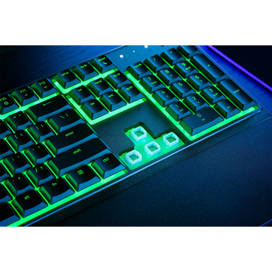 Razer ornata v3 x low profile, gaming toetsenbord (zwart, us lay-out, membraan, rgb leds, abs)