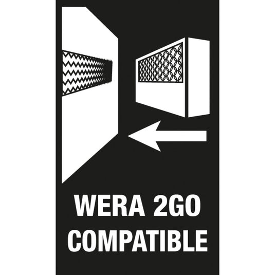 Wera 2go 4 gereedschapsdraagtas (zwart)