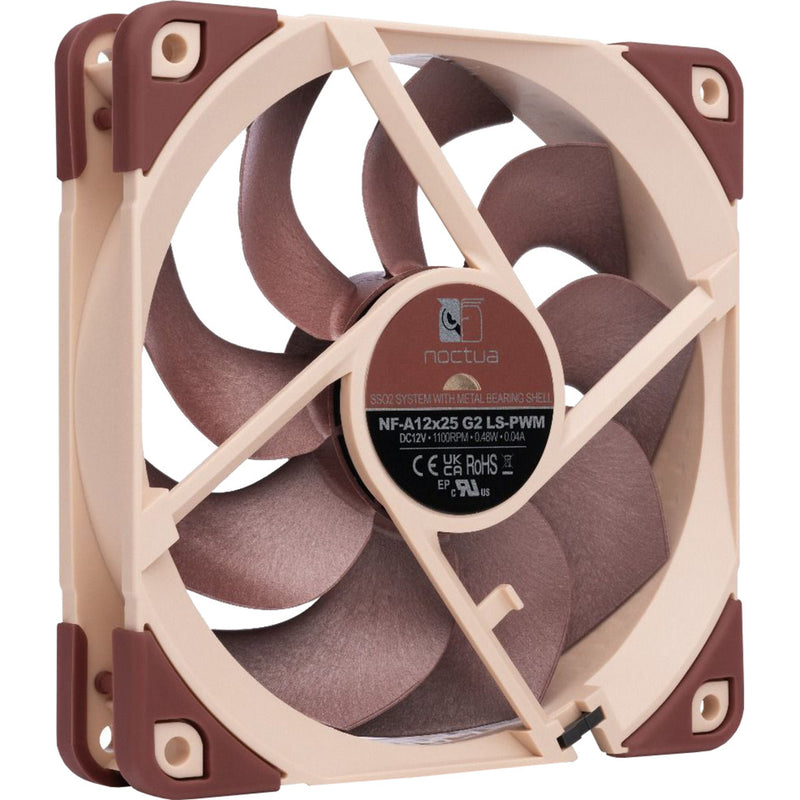 Chargez l'image dans la visionneuse de la galerie, Noctua nf-a12x25 g2 ls-pwm case fan (bruin, 120 x 120 x 25 mm)
