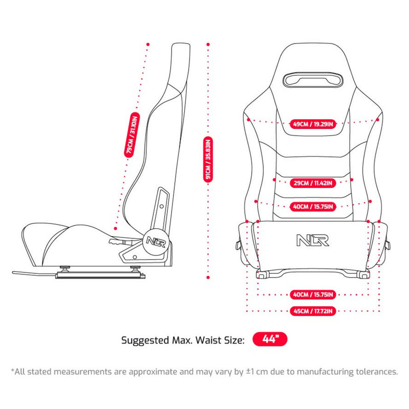ギャラリービューアに画像をロードする, Next level racing ers3 haptic feedback sim racing seat racestoel (zwart)
