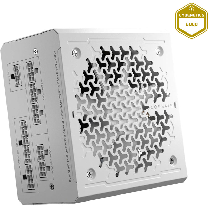 Load image into Gallery viewer, Corsair rm850e (2025) white modulaire 850 watt voeding (wit, 1x 12v-2x6, 2x pcie)
