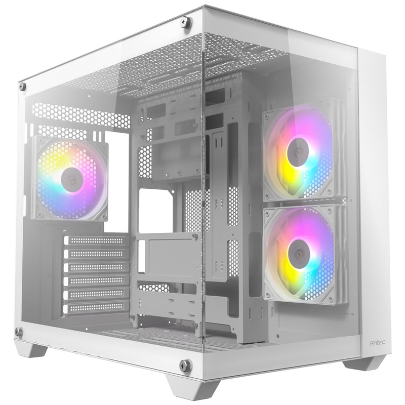 Load image into Gallery viewer, Antec cx800 argb midi tower behuizing (wit | 2x usb-a | tempered glass)
