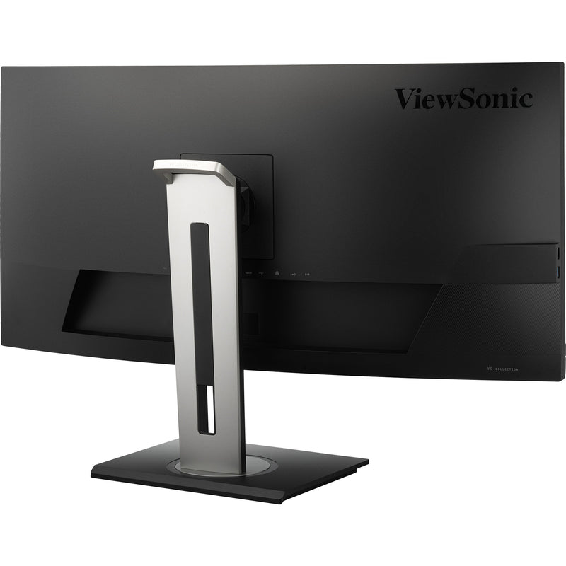 Load image into Gallery viewer, Viewsonic uwqhd curved docking monitor vg3456c 34 ultrawide (zwart (mat), 2x hdmi, 1x displayport, usb-a, usb-b, usb-c, lan, audio)
