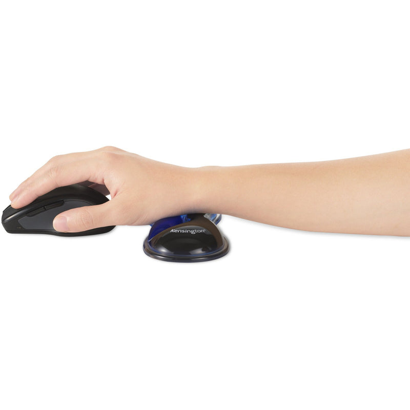 Afbeelding laden in galerijviewer, Kensington slim duo gel mouse trackball wrist rest polssteun (blauw zwart)

