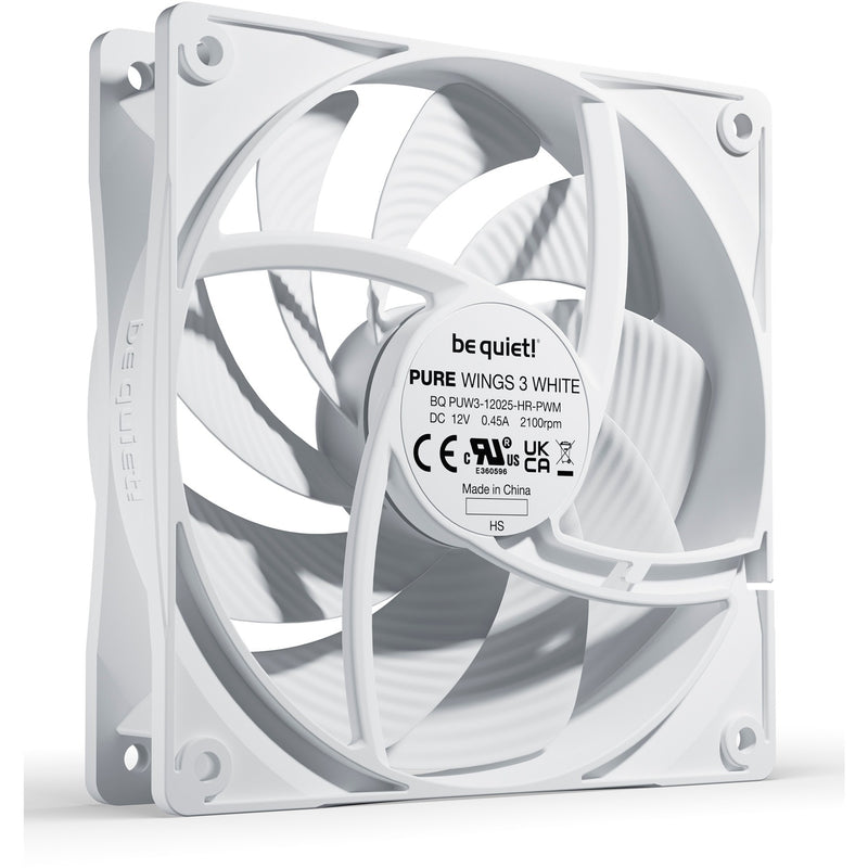 Load image into Gallery viewer, Be quiet! pure wings 3 pwm high-speed case fan (wit, 120 x 120 x 25 mm)
