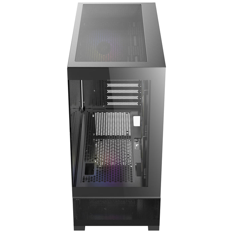 Load image into Gallery viewer, Antec cx500m rgb mini tower behuizing (zwart | 3x usb-a | tempered glass)
