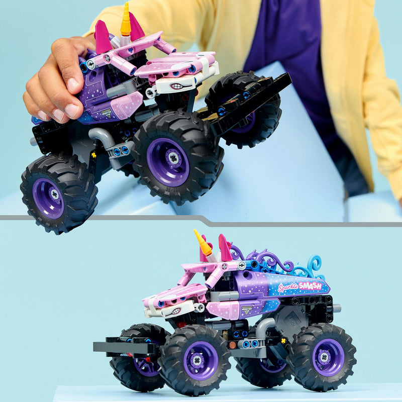 Load image into Gallery viewer, Lego technic 42220 monster jam sparkle smash pull-back
