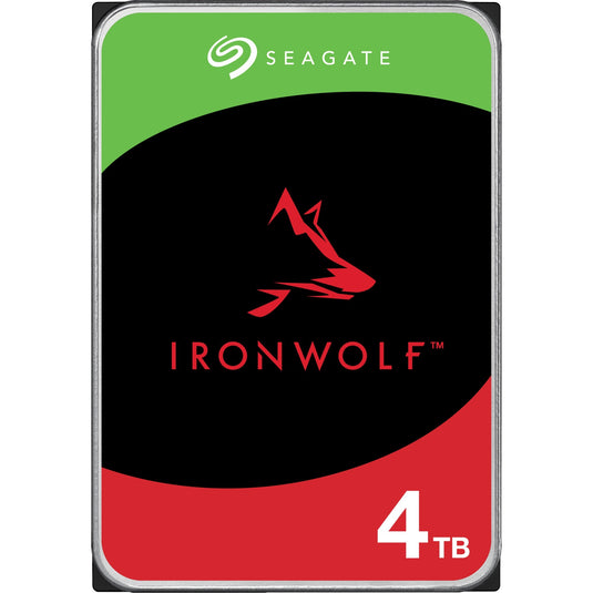 Seagate ironwolf 4 tb harde schijf (st4000vn006, sata 600, 24 7)