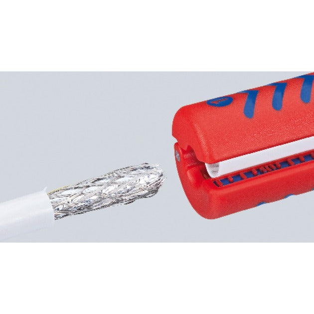 Load image into Gallery viewer, Knipex afstriptang coax-kabel 1660100sb kabelstrip- ontmantelingsgereedschap

