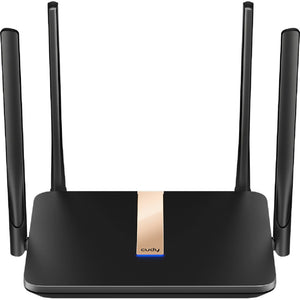Cudy ac1200 wi-fi mesh 4g lte cat4 mesh router (zwart, mesh, app, nano sim-slot)