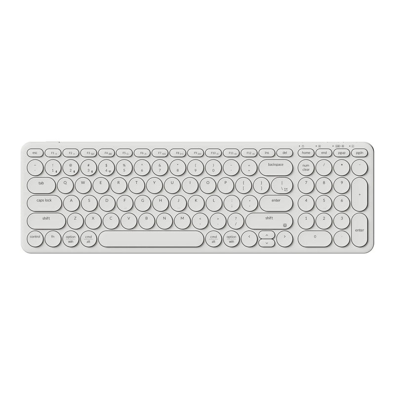 Load image into Gallery viewer, Keychron b4 pro-k8 toetsenbord (wit, us lay-out (qwerty), scissor switches, 96%, abs keycaps, 2.4 ghz | bluetooth | usb)
