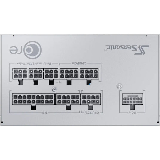Seasonic core gx-850-v2-white modulaire 850 watt voeding (wit, 1x 12v-2x6, 2x pcie)