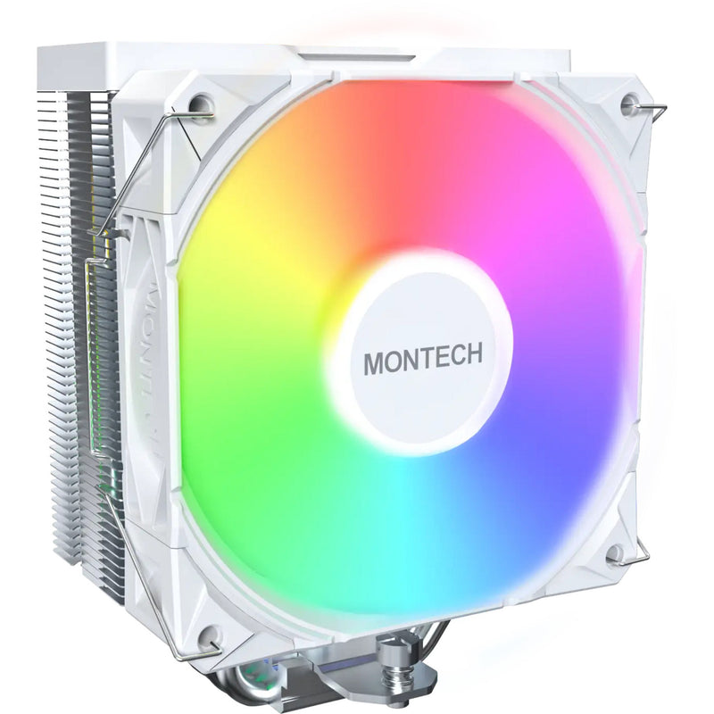 Load image into Gallery viewer, Montech nx400 argb cpu-koeler (wit, 4-pin pwm)
