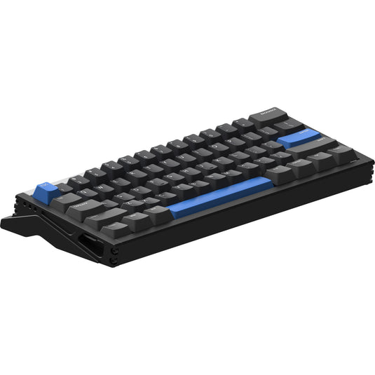 Iqunix ez60 magnetic switch gaming he keyboard (zwart, us lay-out (qwerty), gateron magnetic jade gaming, 60%, rgb, double shot pbt keycaps)