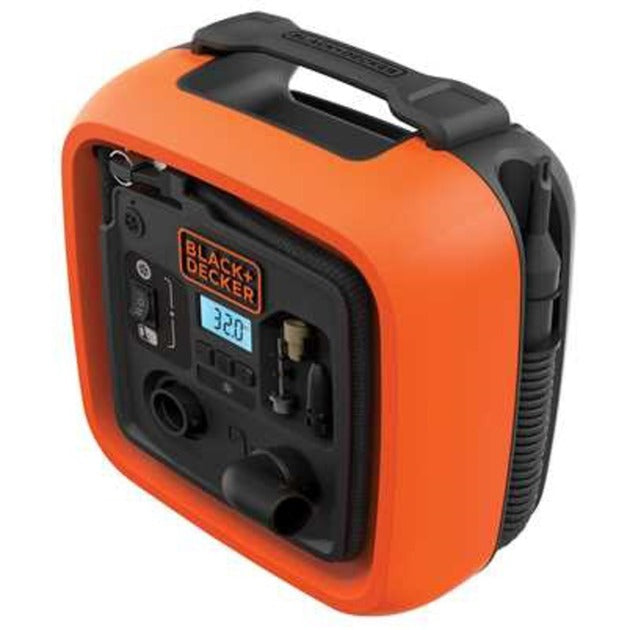 Load image into Gallery viewer, Black+decker asi400 12v compressor (oranje zwart, 160 psi 11 bar)
