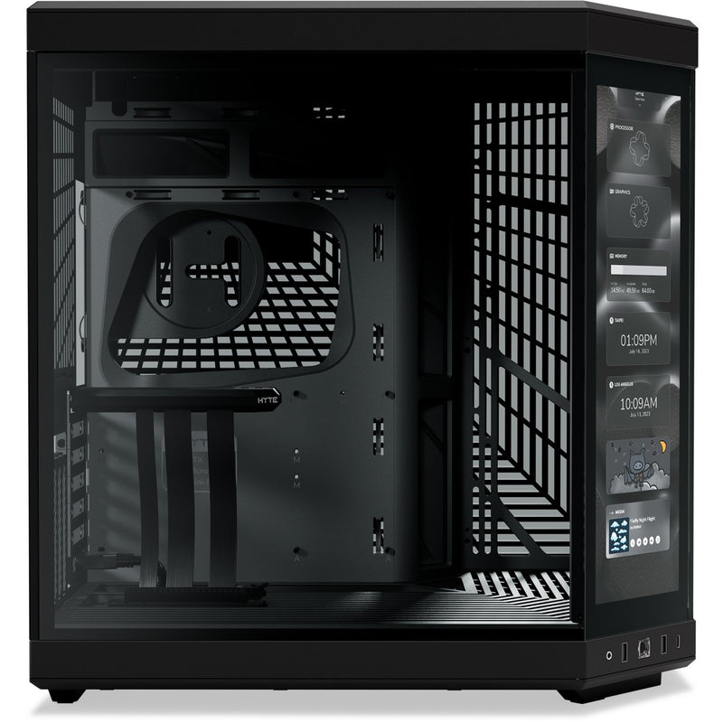 Load image into Gallery viewer, Hyte y70 touch infinite midi tower behuizing (zwart | 2x usb-a | 1x usb-c | tempered glass)
