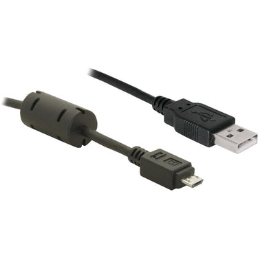 Delock usb-a 2.0 > usb micro-b kabel (zwart, 1 meter)