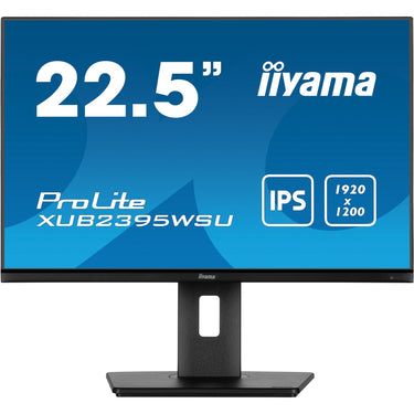 Iiyama prolite xub2395wsu-b5 22.5 monitor (zwart, hdmi, displayport, vga, 2x usb-a, usb-b)