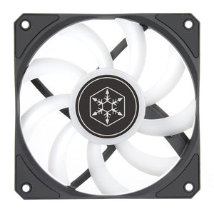 Silverstone air slimmer 120 argb case fan (zwart, 120 x 120 x 15 mm, pwm)