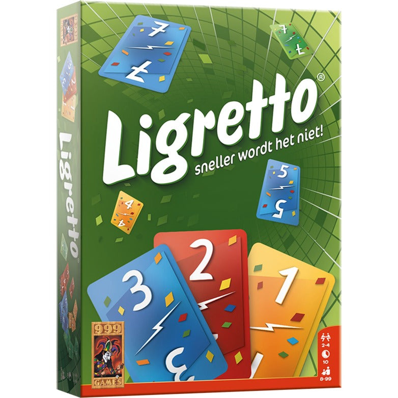 Load image into Gallery viewer, 999games 999 games ligretto groen kaartspel (nederlands, 2 - 4 spelers, 10 minuten, vanaf 8 jaar)
