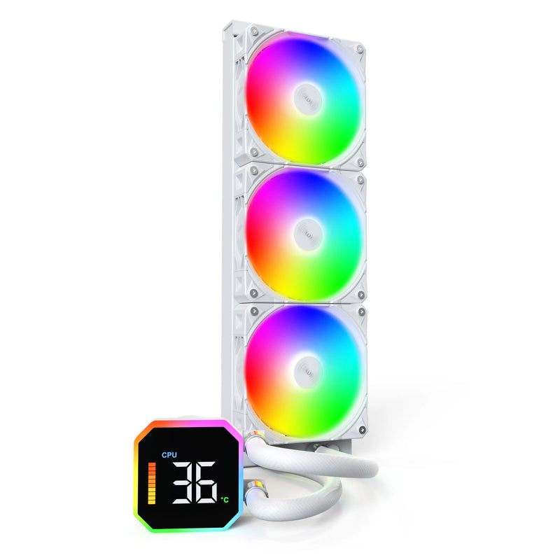 Load image into Gallery viewer, Montech hyperflow digital 360 waterkoeling (wit)
