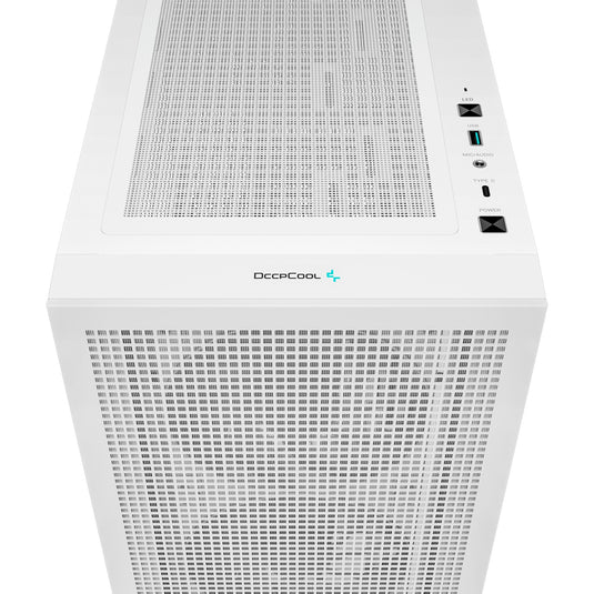 Deepcool ch560 midi tower behuizing (wit | 1x usb-a | 1x usb-c | rgb | tempered glass)
