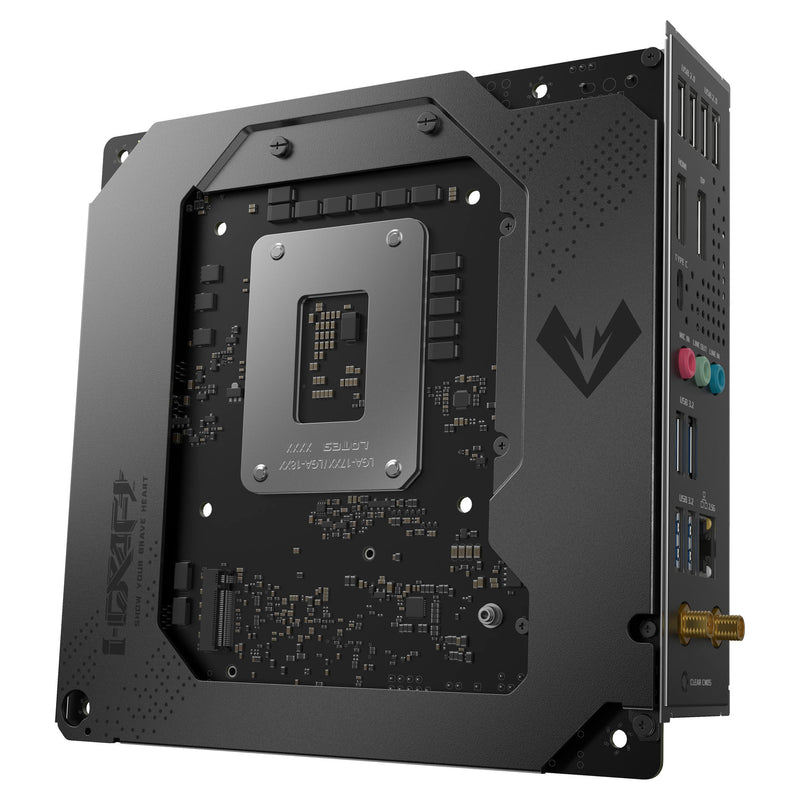 Laden Sie das Bild in Galerie -Viewer, Maxsun ms-icraft z790 itx wifi socket 1700 moederbord (zwart, raid, 2.5 gb-lan, wlan, bt, sound, mini-itx)
