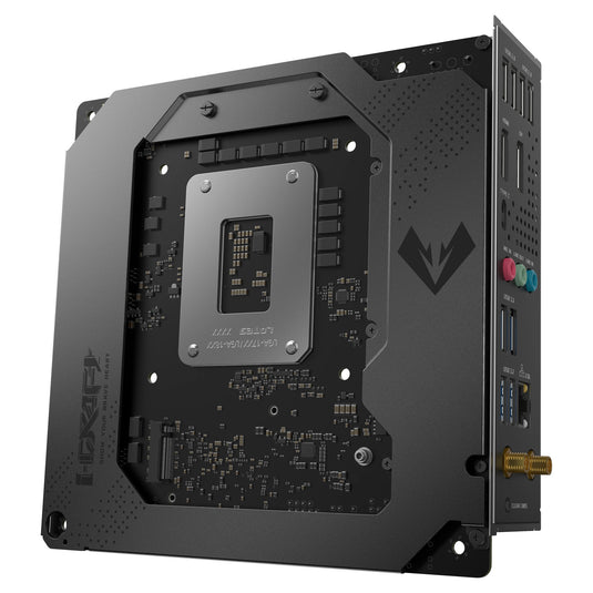 Maxsun ms-icraft z790 itx wifi socket 1700 moederbord (zwart, raid, 2.5 gb-lan, wlan, bt, sound, mini-itx)