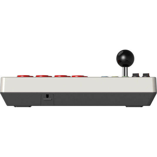 8bitdo arcade stick joystick (grijs, switch 1, switch 2, pc, bluetooth 2.4g usb-c)