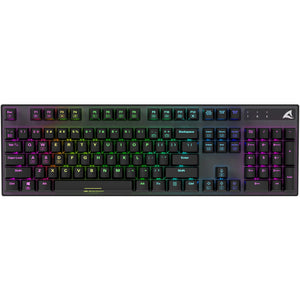 Sharkoon skiller sgk20 rgb mechanisch gaming toetsenbord (zwart, us lay-out (qwerty), huano brown, 100%, rgb)