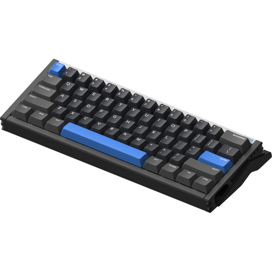 Iqunix ez60 magnetic switch gaming he keyboard (zwart, us lay-out (qwerty), gateron magnetic jade gaming, 60%, rgb, double shot pbt keycaps)