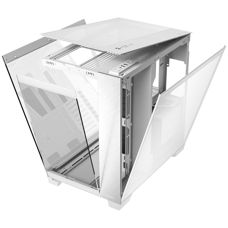 Afbeelding laden in galerijviewer, Antec c8 midi tower behuizing (wit zilver | 2x usb-a | 1x usb-c | tempered glass)
