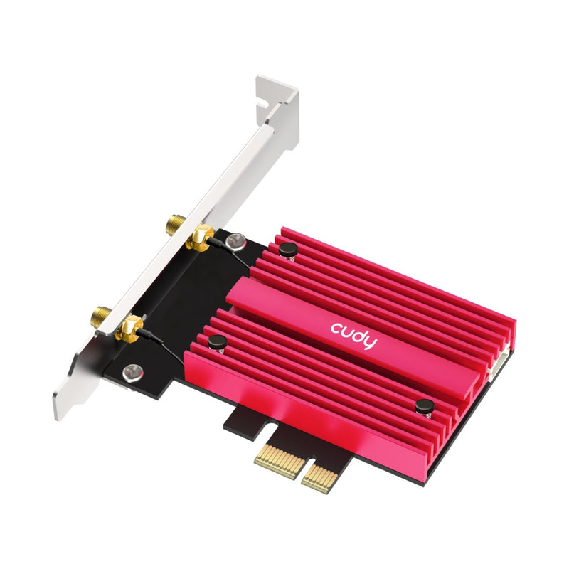 Load image into Gallery viewer, Cudy AX5400 Wi-Fi 6E Bluetooth 5.3 PCI-E Adapter

