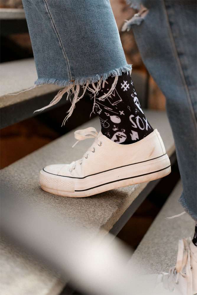 ギャラリービューアに画像をロードする, Sox footwear monochrome - socks
