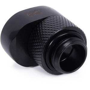 Alphacool eiszapfen 8mm offset piece rotatable g1 4 ag to g1 4 ig verbinding (zwart)