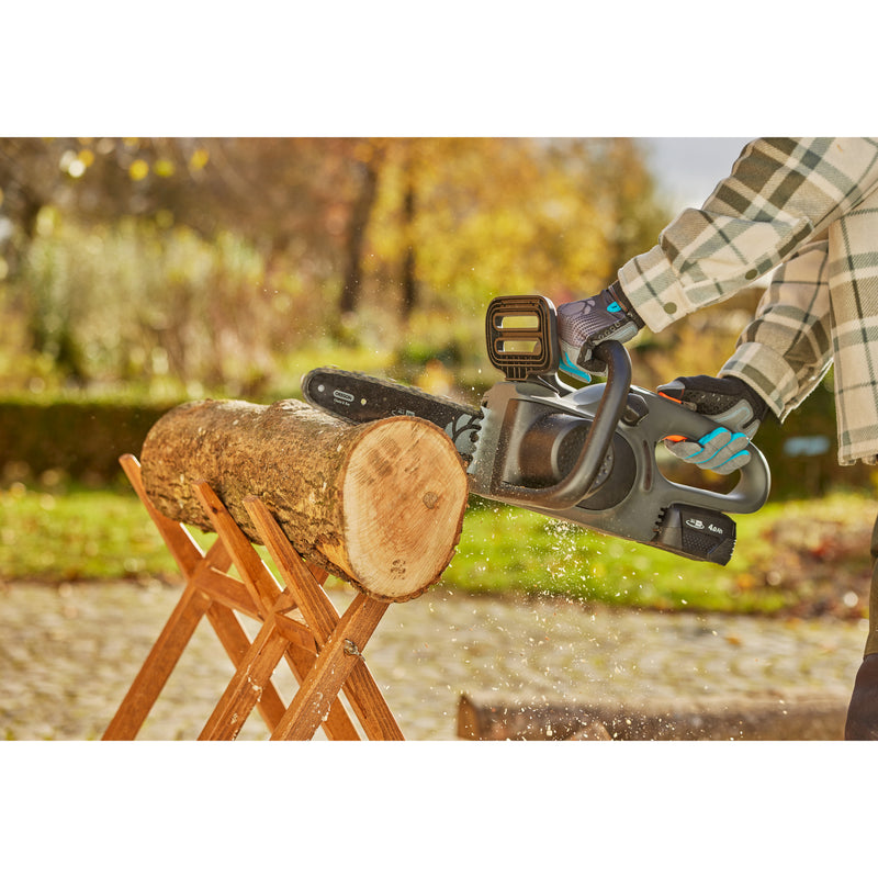 Load image into Gallery viewer, Gardena accukettingzaag powersaw 250 18v solo (grijs turquoise, accu en oplader niet inbegrepen, power for all alliance)
