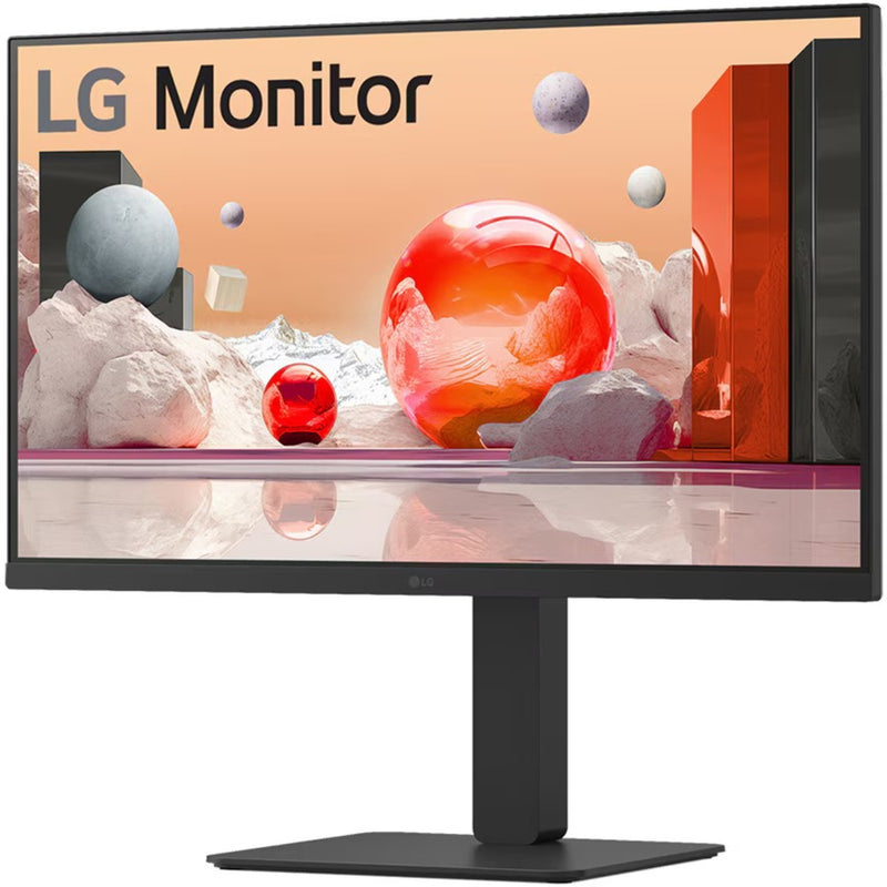 Load image into Gallery viewer, Lg 27ba650 27 monitor (zwart, hdmi, displayport, audio, usb-c)

