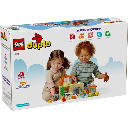 Lego duplo dieren verzorgen op de boerderij - 10416