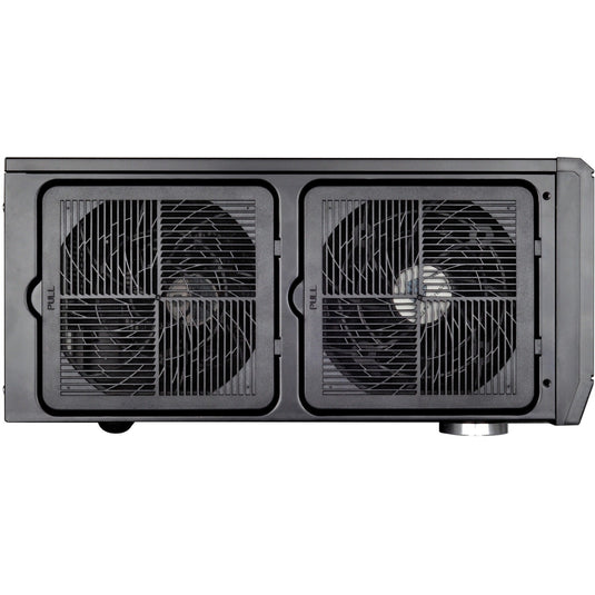 Silverstone sst-gd10b htpc behuizing (zwart | 2x usb-a)