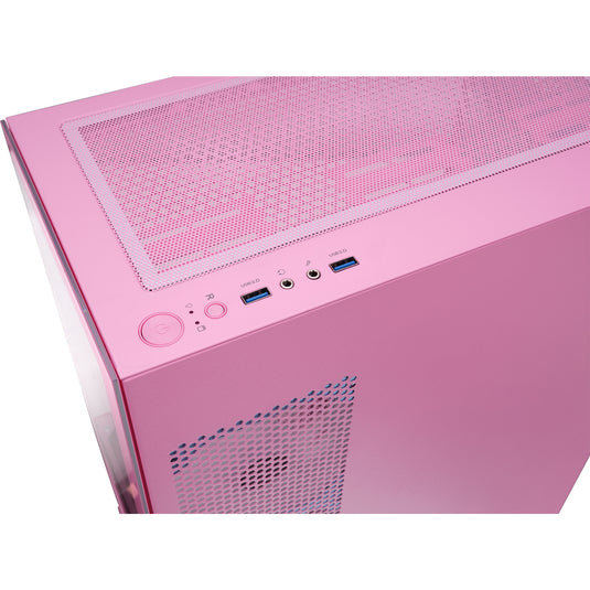 Thermaltake view 170 tg argb mini tower behuizing (roze | 2x usb-a | rgb | tempered glass)