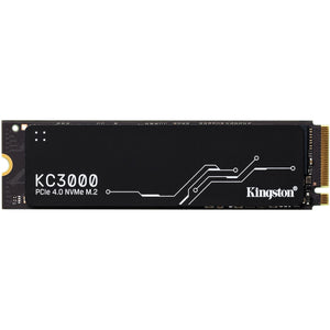Kingston kc3000 1 tb ssd (zwart, skc3000s 1024g, pcie 4.0 nvme, m.2 2280)