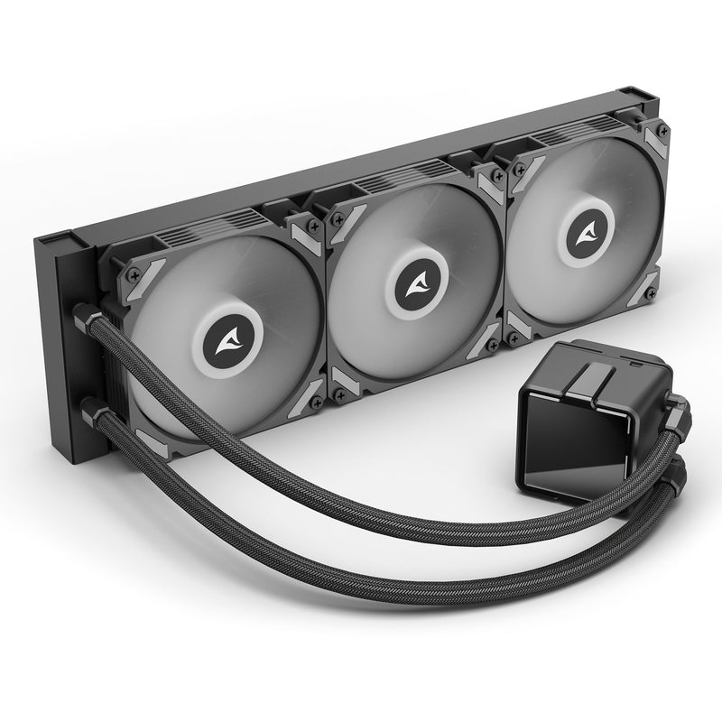 Load image into Gallery viewer, Sharkoon s60 argb waterkoeling (zwart, 4-pin pwm)
