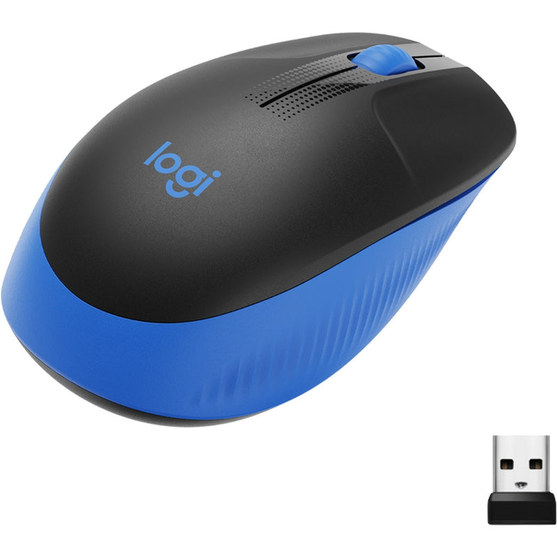 Load image into Gallery viewer, Logitech m190 full-size wireless mouse (blauw, 1000 dpi)
