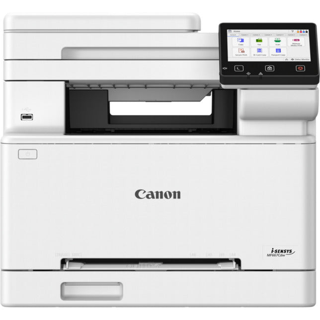 Load image into Gallery viewer, Canon i-sensys mf667cdw all-in-one kleurenlaserprinter met faxfunctie (grijs zwart, kopie, scan, fax, usb, lan, wlan)
