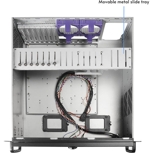Chieftec unc-409s-aio-op rack behuizing (zwart)
