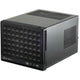 Silverstone sst-sg13b-c mini tower behuizing (zwart | 1x usb-a | 1x usb-c)