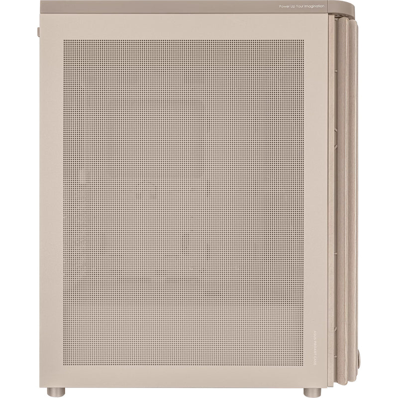 Load image into Gallery viewer, Asus proart pa401 wood edition - mesh panel midi tower behuizing (beige houtkleur | 2x usb-a | 1x usb-c)
