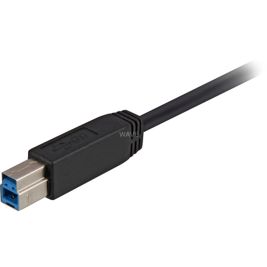 Sharkoon usb-a 3.2 gen 1 naar usb-b kabel (zwart, 3 meter)